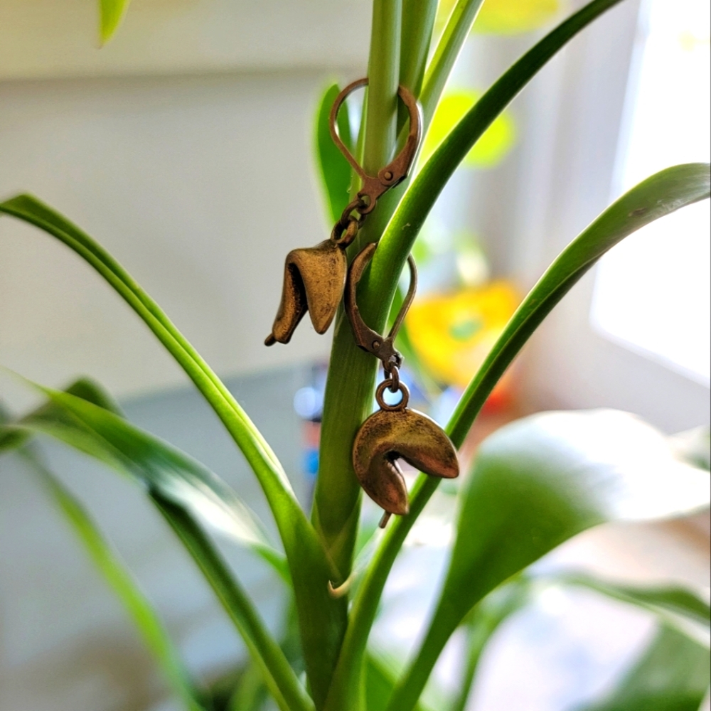 Fortune Cookie Earrings